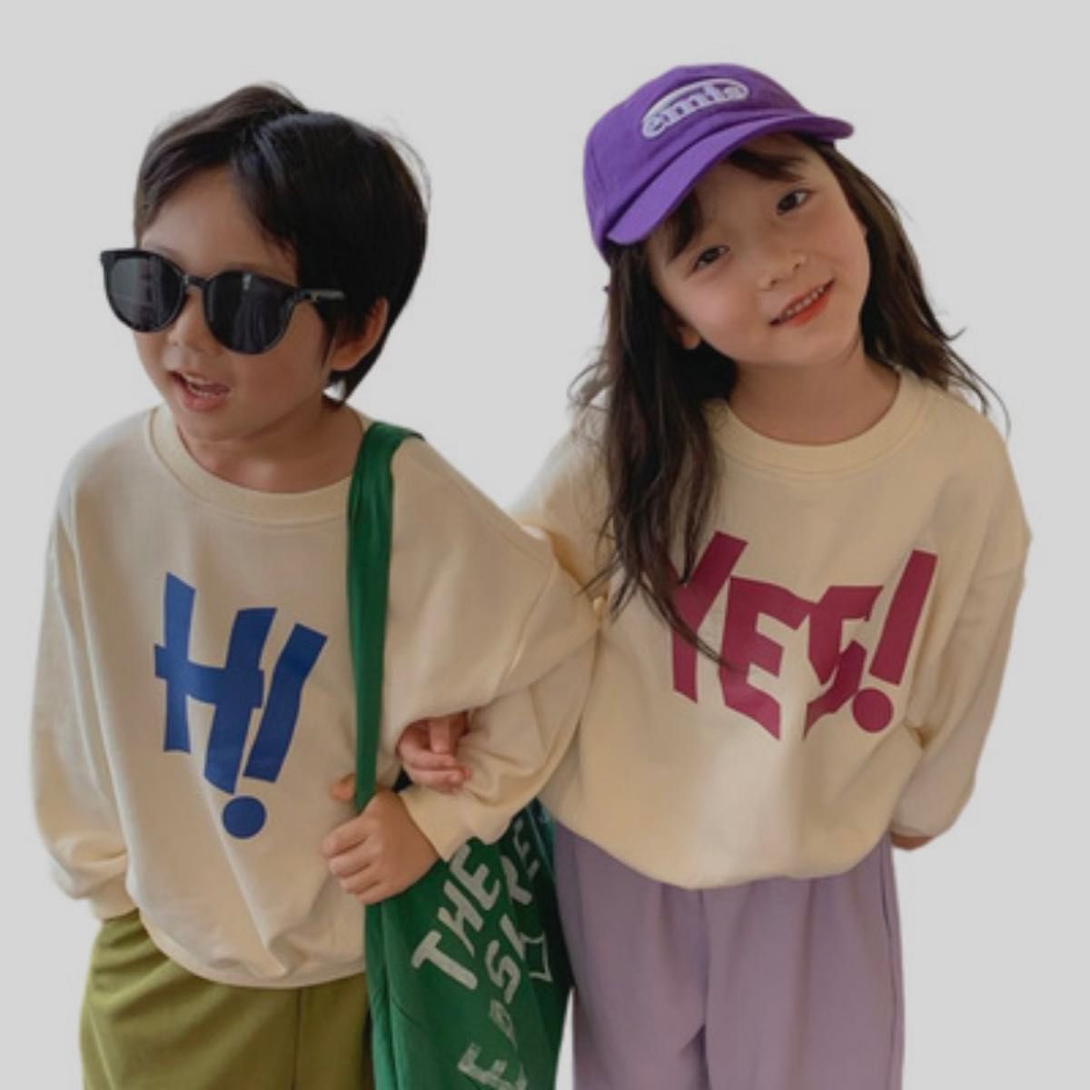 新品未使用　ベビーキッズトップス　男の子　女の子　保育園　韓国ベビー服　子供服　お揃い　兄弟　姉妹　韓国子供服