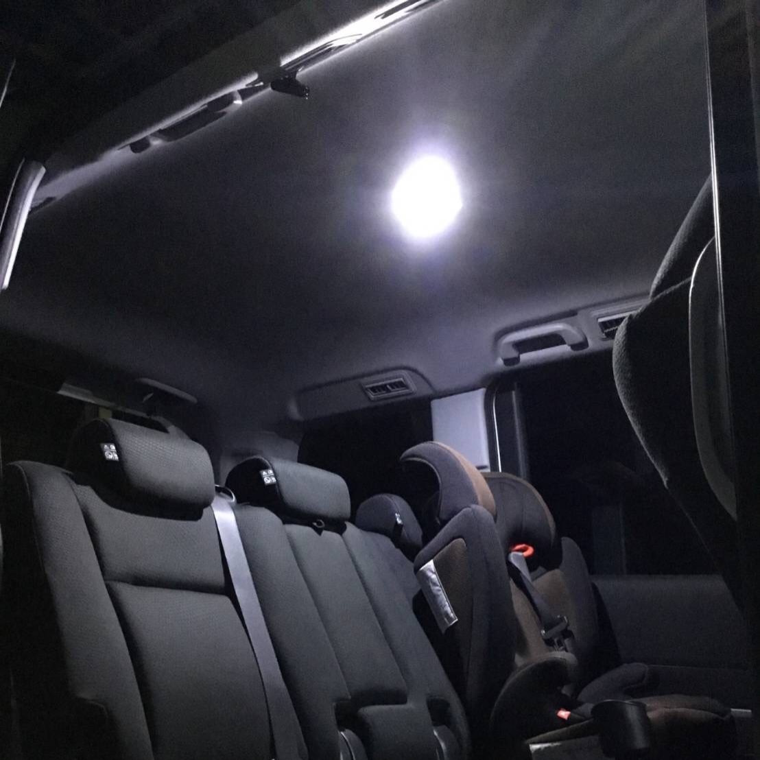 ハイエース 4型 DXスーパーロング LED ルームランプ 200系 [H25.12～] トヨタ 3点セット 室内灯 カスタム パーツ 車内灯 ホワイト