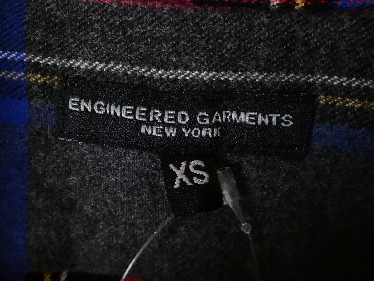  одежда, сконструированная и изготовленная на научной основе подкладка используя фланель проверка рубашка с длинным рукавом [M\'s(XS)/1.3 десять тысяч иен / красный пепел др. / новый товар бирка ]a4C0
