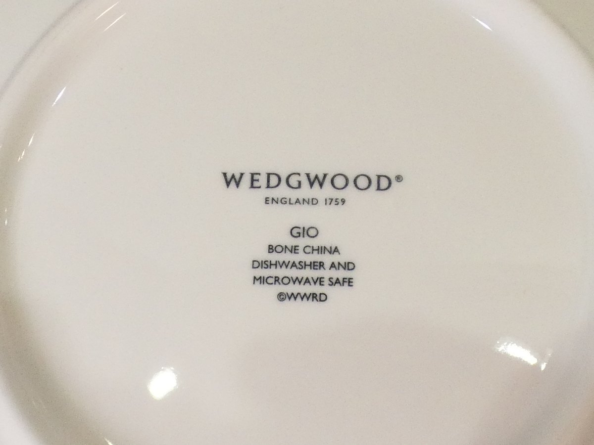 ウエッジウッド　wedgwood 食器 光沢　ハニカム柄　大皿【L's(26㎝)/ホワイト/未使用箱難有】a4F_画像6