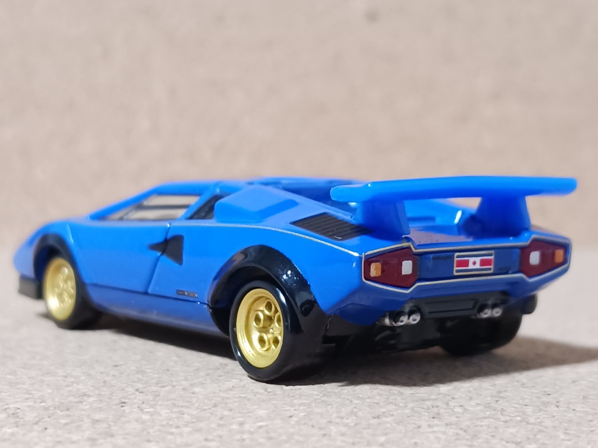 ◆トミカプレミアム(1/61)◆ランボルギーニ・カウンタック・LP500S(青)◆箱なし/ルース/傷少良品★夢屋TP025★_画像4