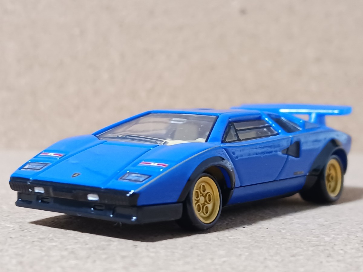 ◆トミカプレミアム(1/61)◆ランボルギーニ・カウンタック・LP500S(青)◆箱なし/ルース/傷少良品★夢屋TP025★_画像1