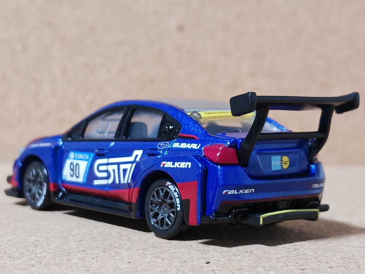 ◆トミカプレミアム(1/62)◆スバル・WRX・STI(NBRチャレンジ/90番)◆箱なし/ルース/傷少良品★夢屋TP029★_画像4