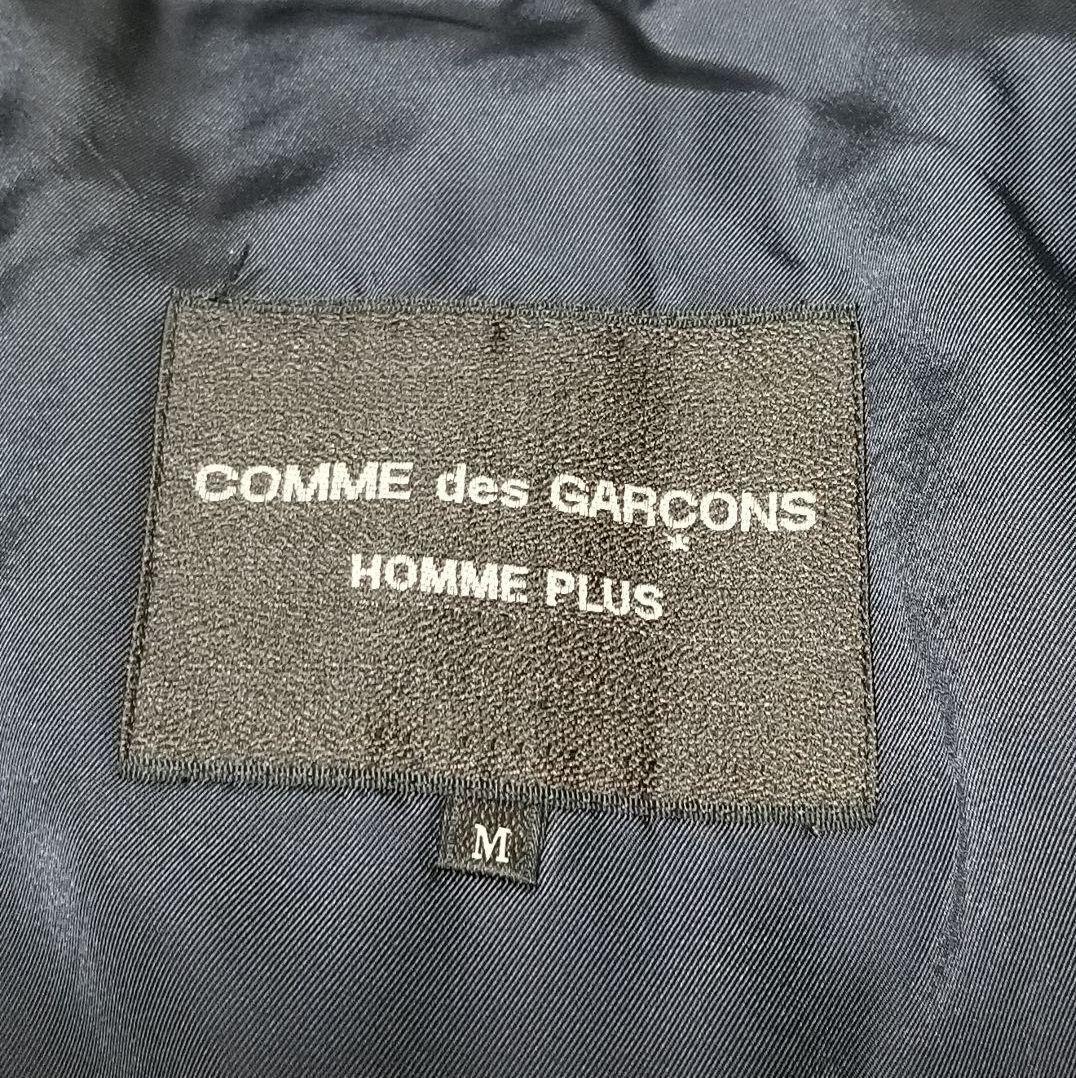 コムデギャルソンオムプリュス COMME des GARCONS HOMME PLUS トレンチコート AD1996 モッズ期 ウールギャバジン ダブル メンズ ネイビー_画像8