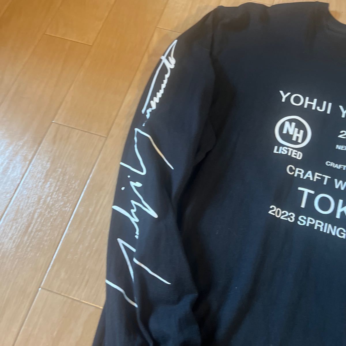 NEIGHBORHOOD YOHJI YAMAMOTO 23SS ロンT カットソー　Tシャツ ネイバーフッド　ヨウジヤマモト　L_画像4