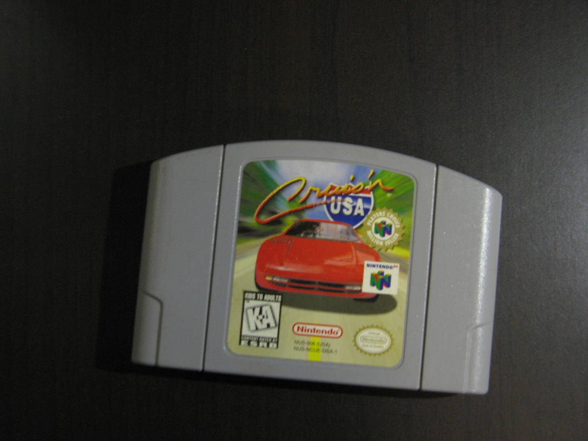 N64 CRUIS'N USA クルージングUSA 東南アジア版 (日本版本体でプレイできます) ニンテンドウ64 レア完品_画像3