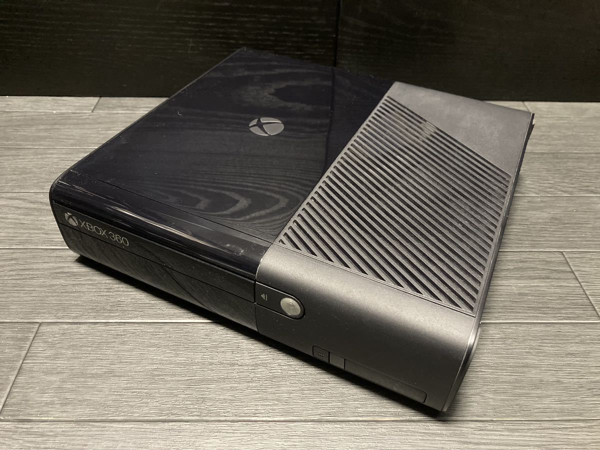 *[ prompt decision ] used rare last model Xbox360E liquid black 500GB original HDD exchangeable ending / including in a package soft less / controller 2 piece * free shipping *