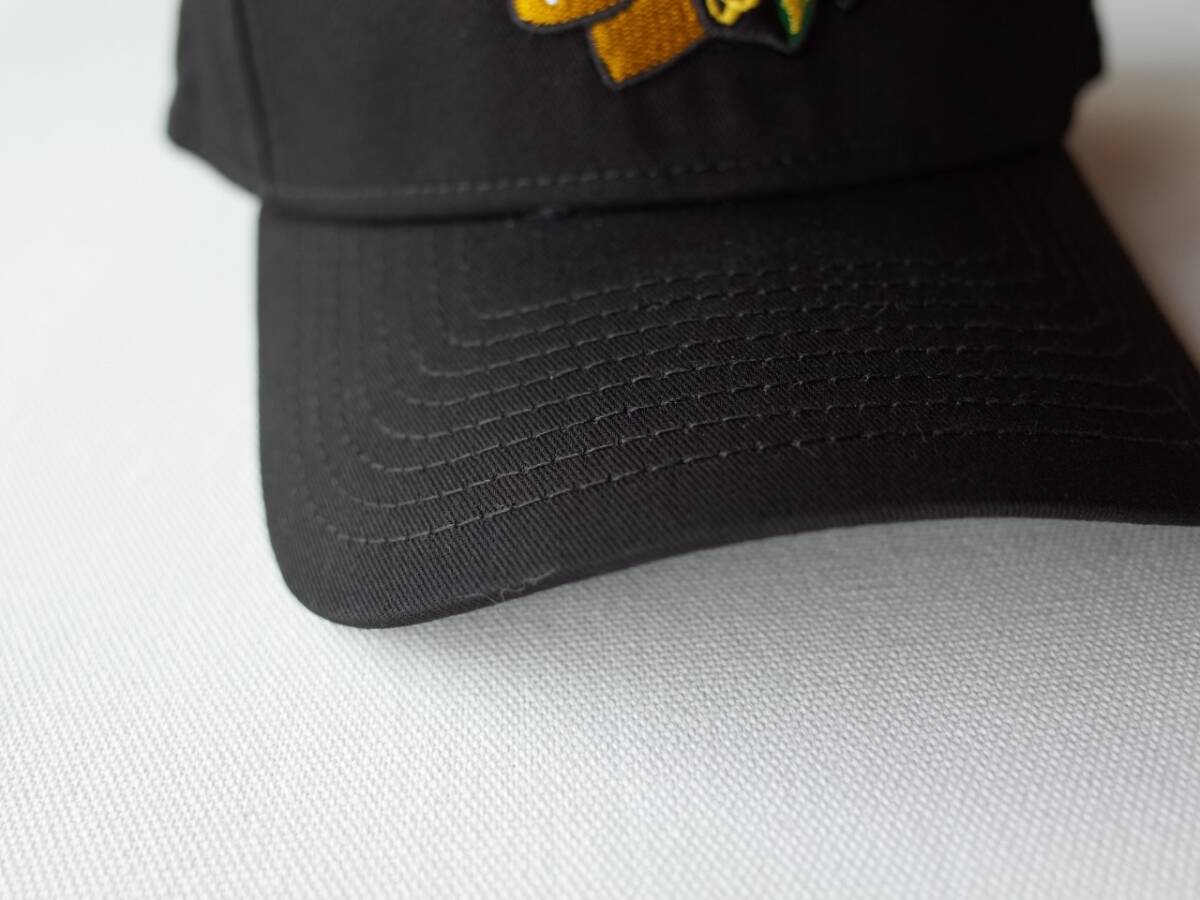 【未使用品】 NEW ERA ニューエラ NFL CHICAGO BLACK HAWKS　9FORTY スナップバック キャップ 帽子　インディアン ブラック サイズフリー_画像2