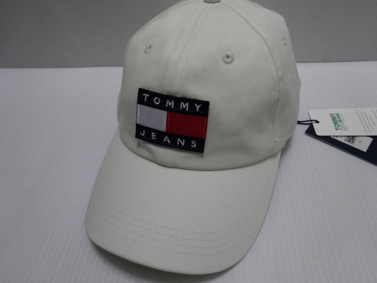 新品★トミージーンズ【 TOMMY JEANS】レディース★野球帽★キャップ★白★オーガニックコットン★特価品★送料込★T-52_画像3