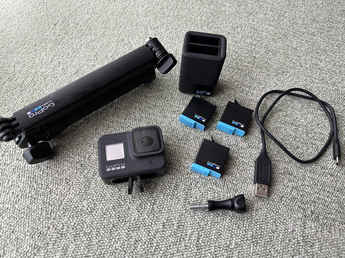 GoPro hero8 予備バッテリー他　BLACK ウェアラブルカメラ ゴープロ _画像1