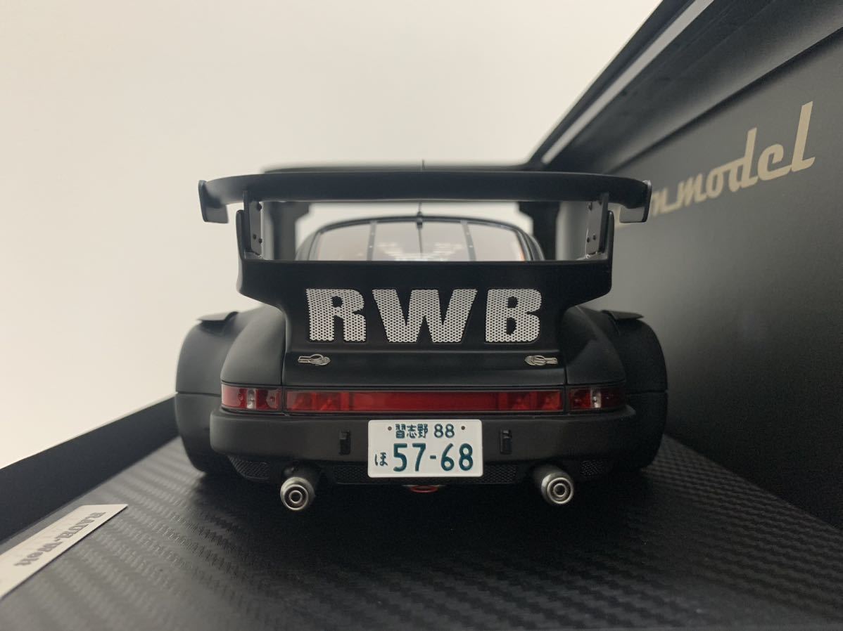 イグニッションモデル 1/18 RWB 930 Matte Black IG2474 ポルシェ 中井 ignition modelの画像5