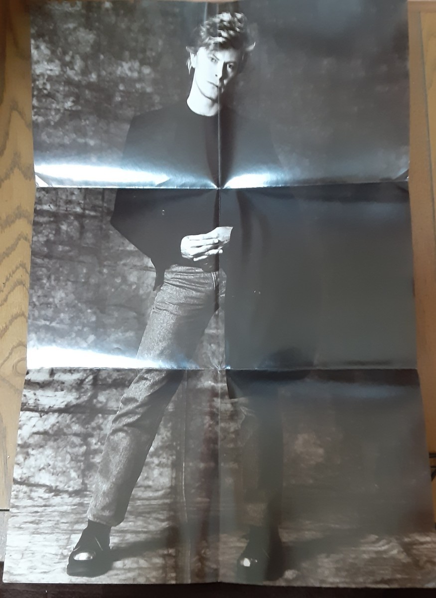 【RARE POSTER JACKET】DAVID BOWIE TIME WILL CROWL SINGLE VERSION GIRLS SINGLE EDIT EAP 237_画像2