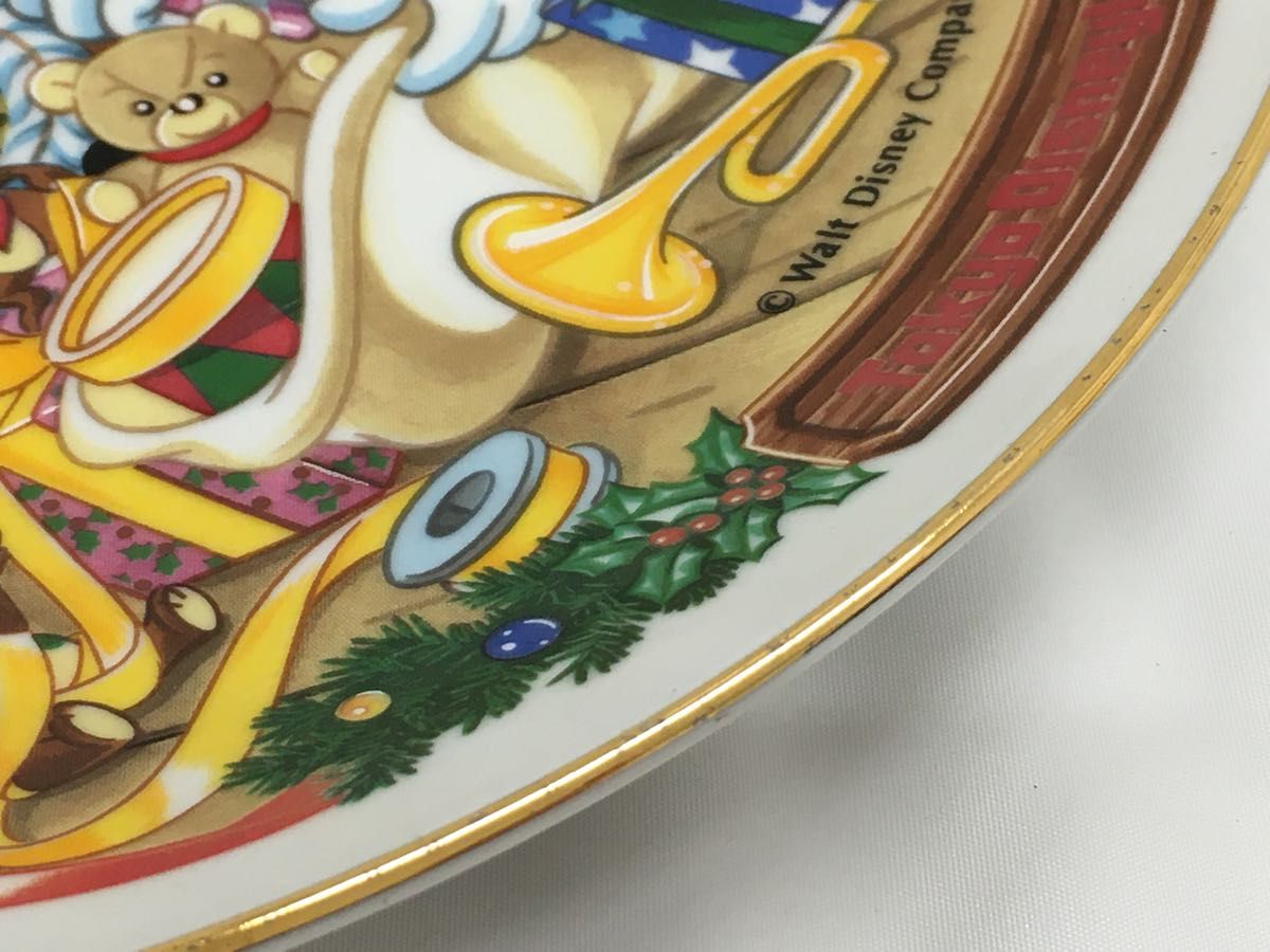 R204) 【希少】東京ディズニーランド クリスマスプレート 1991年 R204) 【希少】東京ディズニーランド クリスマスプレート 1991年