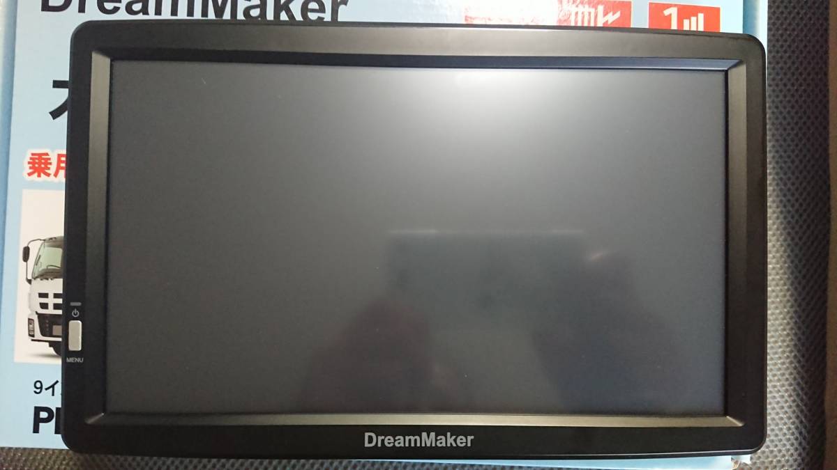 Dream Maker　PN907A + AN-MCXJR（長尺ロッドアンテナ)　中古　送料込み　大画面　9インチ　トラックモード　フルセグチューナー内蔵_画像3