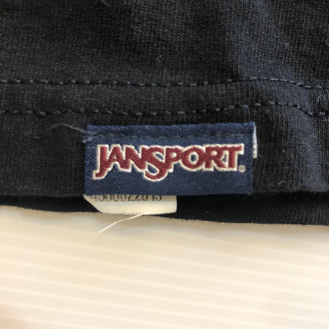 ★UNIVERSITY OF HAWAII JANSPORT USA：S ブラックTシャツ　古着良好！カレッジ物　ハワイ_画像3