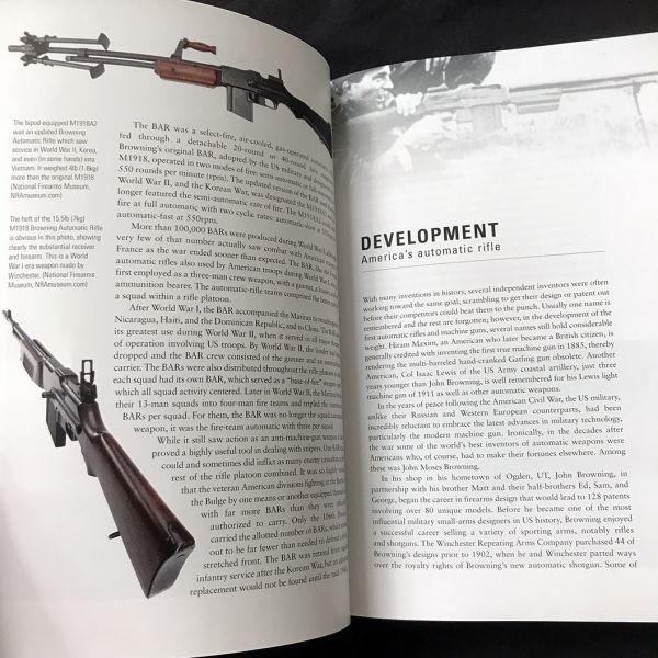 【洋書】ブローニング自動小銃の本/M1918/M1918A2/BAR/M1922/ライフル/WWII/アメリカ軍/米軍/狙撃/武器/銃/Browning automatic rifle_画像3