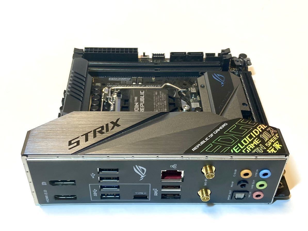 【ジャンク】ASUS intel Z390 搭載 Socket 1151 対応 マザーボード ROG STRIX Z390-I GAMING 【Mini-ITX】_画像3