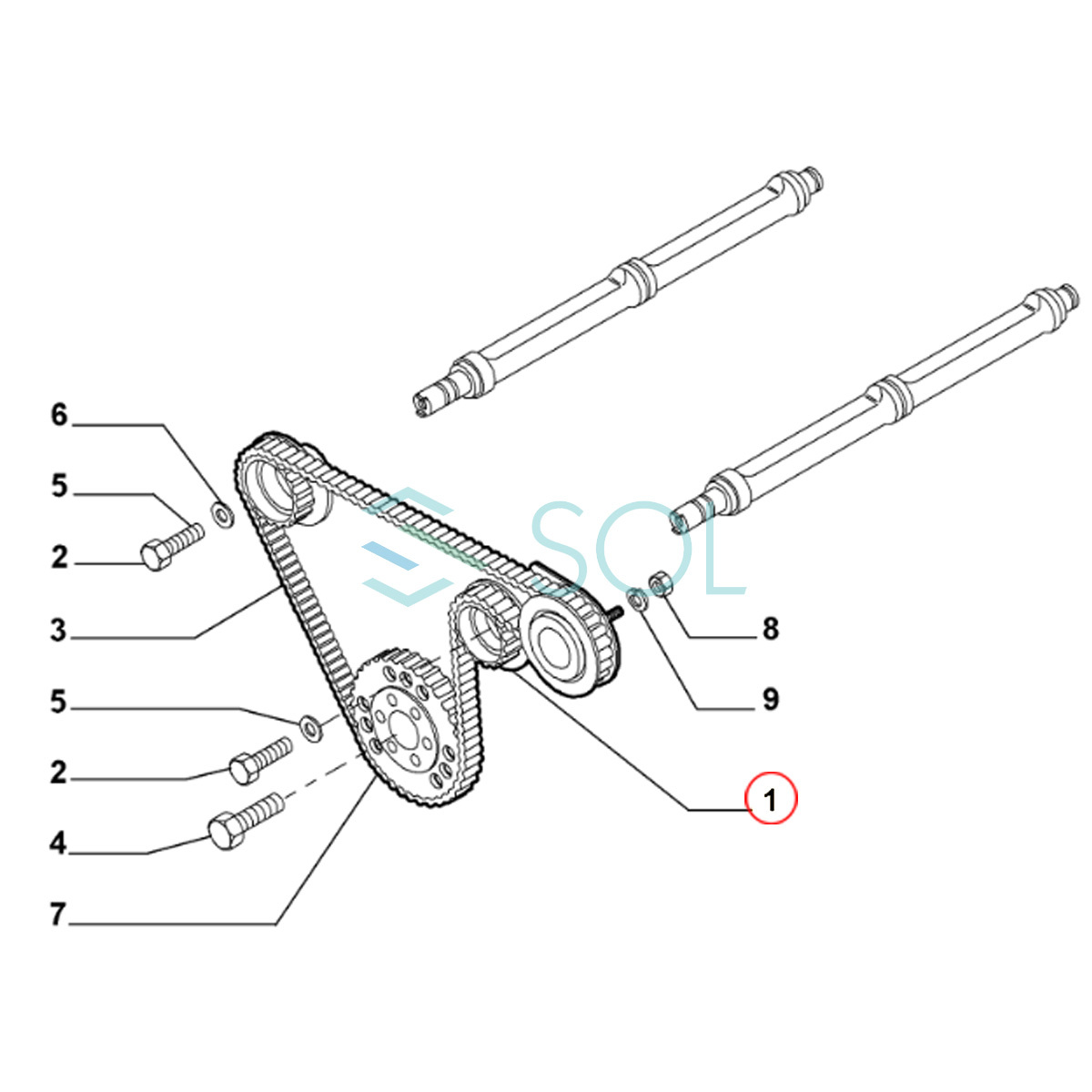 INA イナ タイミングベルトキット2点セット 高品質 アルファロメオ ALFA ROMEO アルファ145 930 アルファ147 937 アルファ155 167_画像7