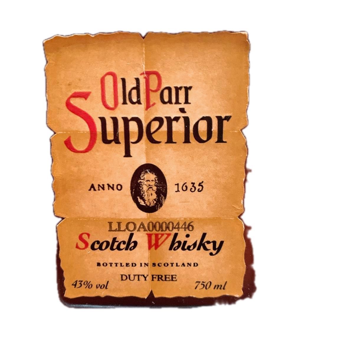 古酒　 ウイスキー　オールドパー　スーペリア　スペリオール　 Old Parr スコッチ　ウィスキー　750ml 