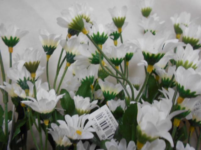 C для бизнеса много [ искусственный цветок ] маленький . белый 10шт.