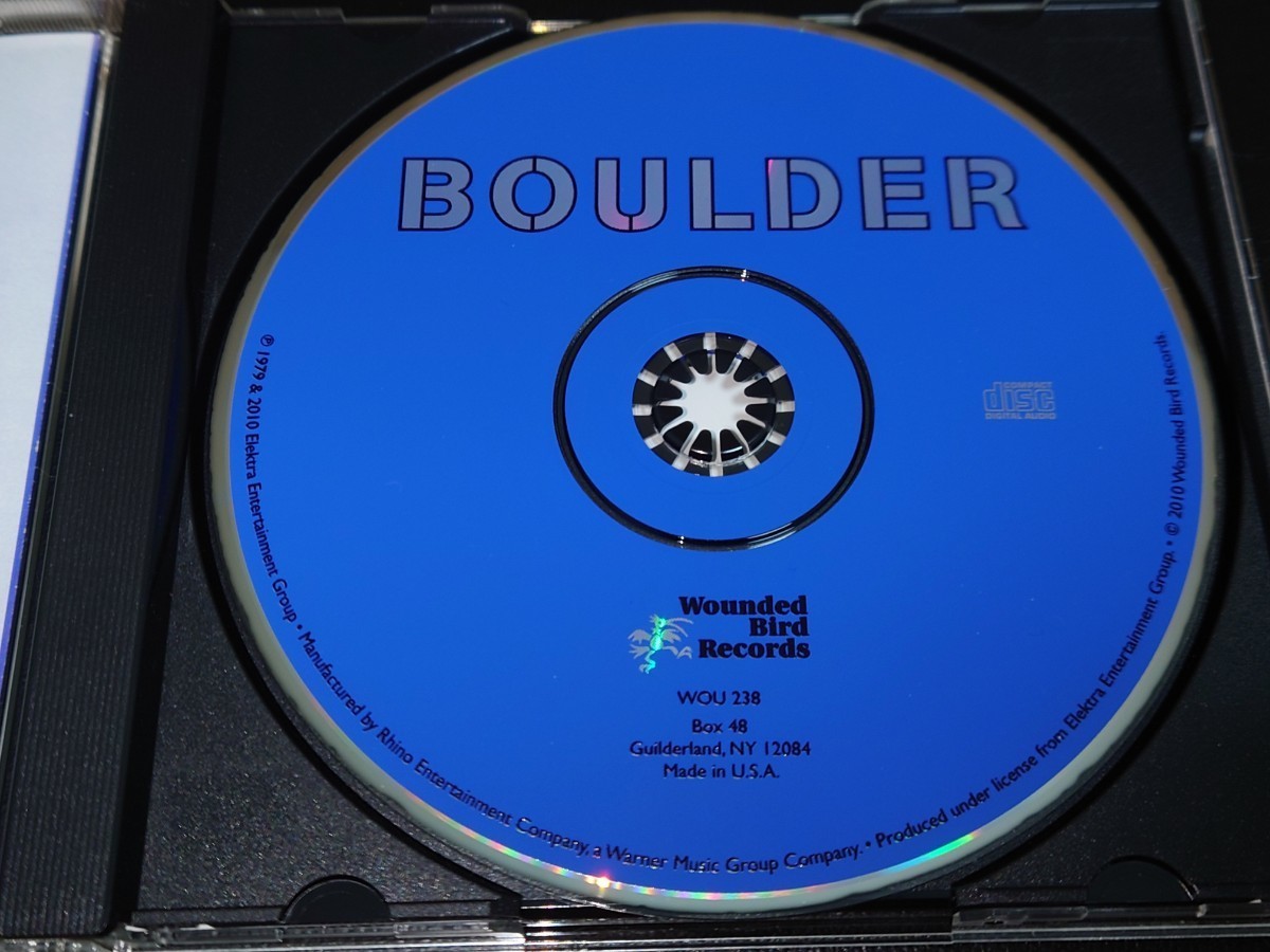 【即決 輸入盤 状態良好】BOULDER◆S/T◆'79年/唯一作◆2010 Wounded Bird Records◆オフィシャル再発盤◆STAN BUSH、BOB HARRIS参加_画像4