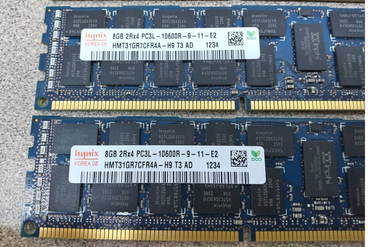 送料無料 メモリ 8GB x4 DDR3 PC3-10600 ECC SDRAM Dell PowerEdge R410 R510 R610 R710 R715 R815 Precision R5500 T5500 T7500 富士通 HPの画像3