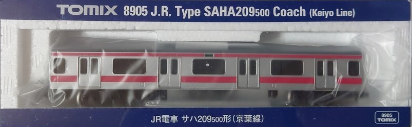 【新品・未開封品】 TOMIX 8905 JR サハ209系 500番台 電車 （ 京葉線 ）_画像1