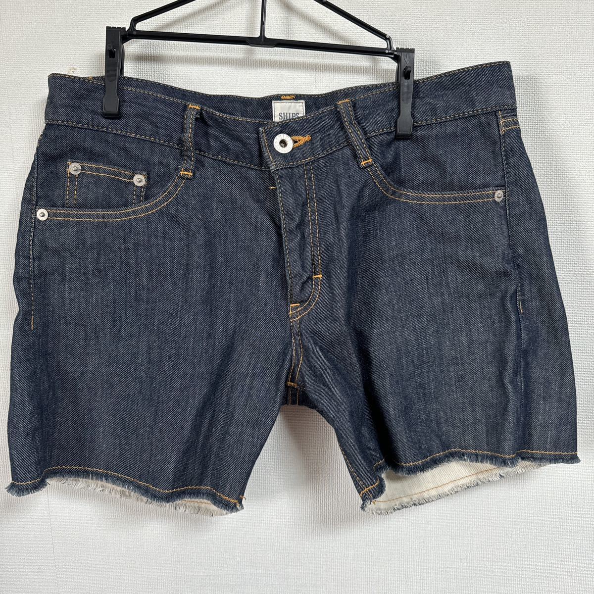 SHIPS Denim short pants L size beautiful goods postage included 