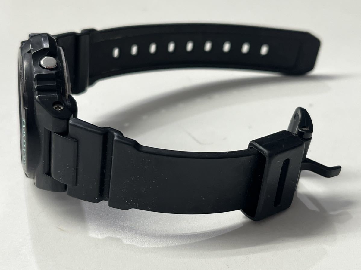 A4B003◆ カシオ CASIO BABY-G 黒色 アナデジ 腕時計 BAX-100の画像3