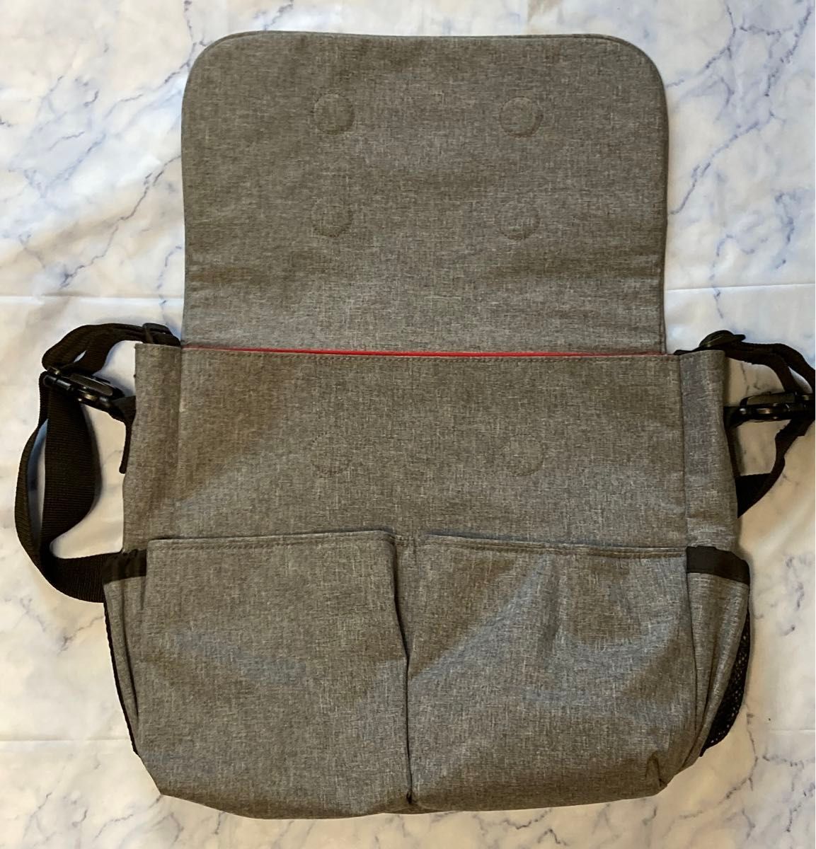 【Skip Hop】 Messenger Bag/Light Gray