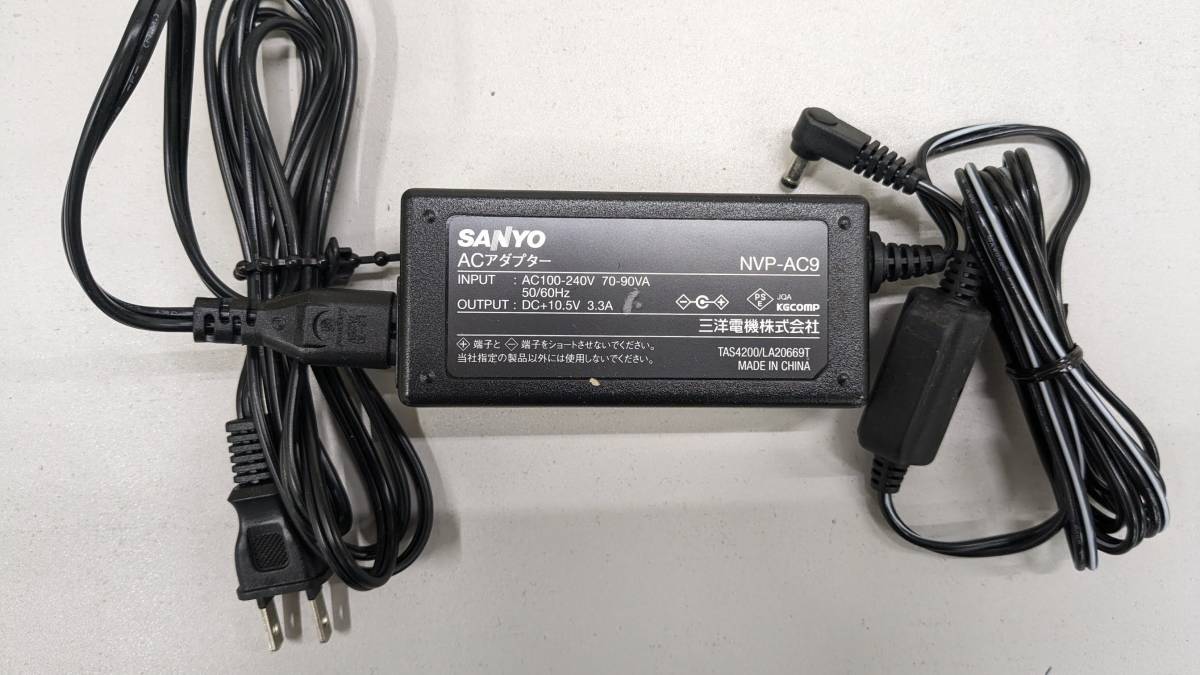 SANYO AC100V電源コード NVP-AC9の画像1