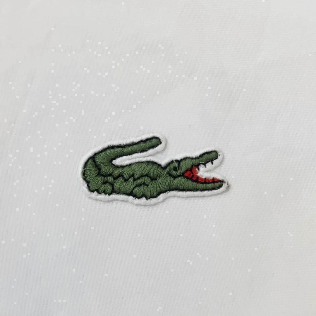 ラコステ LACOSTE トラックジャケット 白 ワンポイント ワニ刺繍 8_画像5