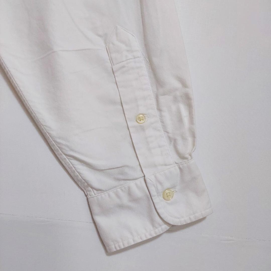 ポロバイラルフローレン XL BDシャツ 白 ホワイト 人気カラーポニー刺繍_画像9