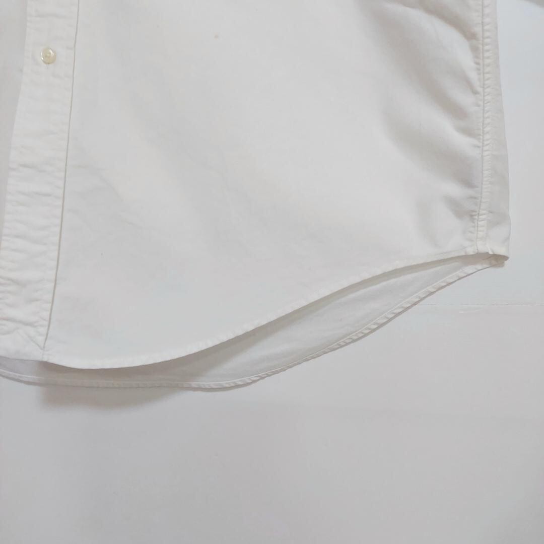 ポロバイラルフローレン XL BDシャツ 白 ホワイト 人気カラーポニー刺繍_画像8