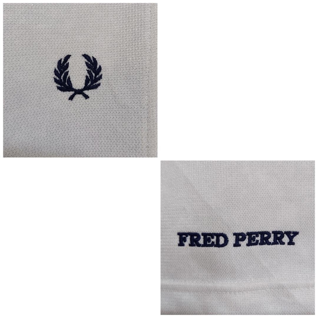 FRED PERRY フレッドペリー トラックパンツ サイドライン 90s 白_画像7