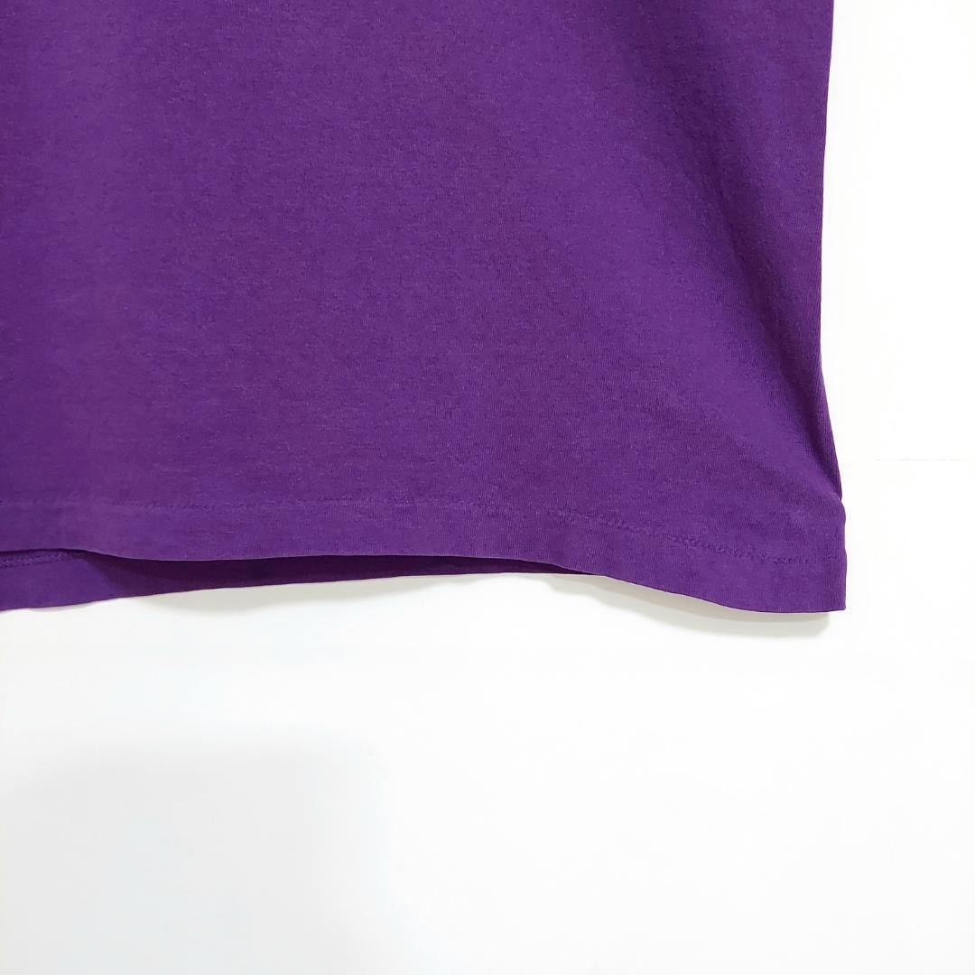 ロッキーズ ビッグプリントTシャツ 90s USA製 MLB XL 紫 白 黒_画像9
