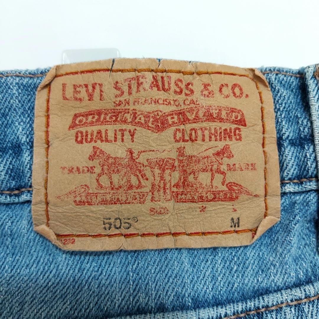 リーバイス505 Levis W34相当 ダークブルーデニム 青 パンツ7587_画像4