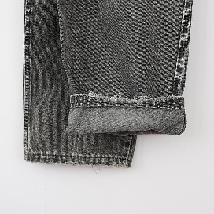 リーバイス Levis ブラックデニム 黒グレー カナダ製 W38相当 7243_画像7