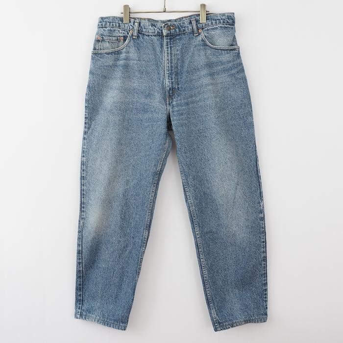 W38相当 Levi's リーバイス ダークブルーデニム 90s USA製 青_画像2