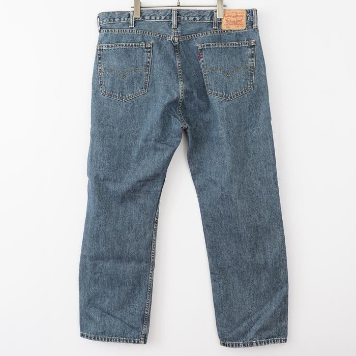 リーバイス505 Levis W40 ダークブルーデニム 青 パンツ 7434_画像3