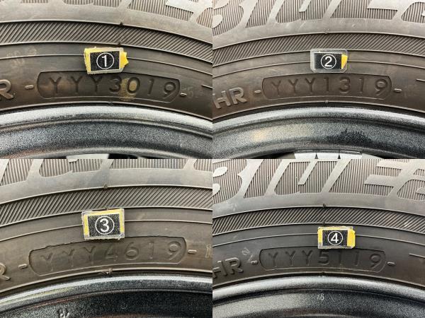 中古タイヤホイールセット 175/70R14 84S 14インチ 14×5.5J +38 4穴 PCD100 ヨコハマ CLAIRE 夏 アクア d439_画像6