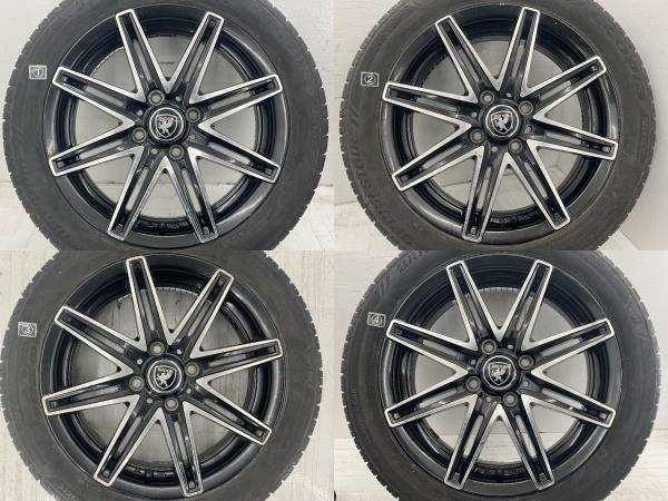 中古タイヤホイールセット 165/55R15 75V 15インチ 15×4.5J +43 4穴 PCD100 ブリヂストン BROOK 夏 N-ONE d490の画像3