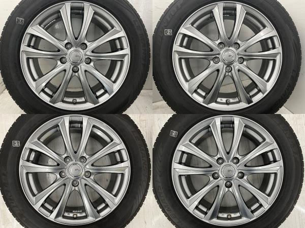 中古タイヤホイールセット 225/55R17 101W 17インチ 17×7J +48 5穴 PCD114.3 ダンロップ 夏 サマー 225/55/17 アテンザ d499_画像3