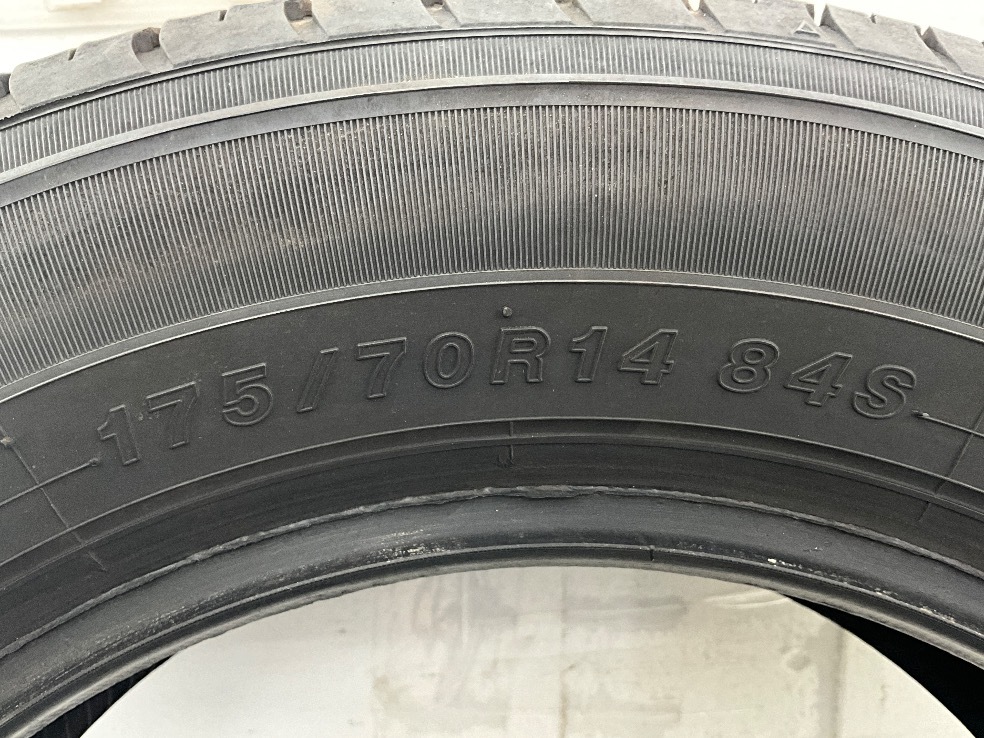 中古タイヤ 2本セット 175/70R14 84S デュラン MU:TECH ECO 夏 サマー 175/70/14 ラティオ b5288_画像7