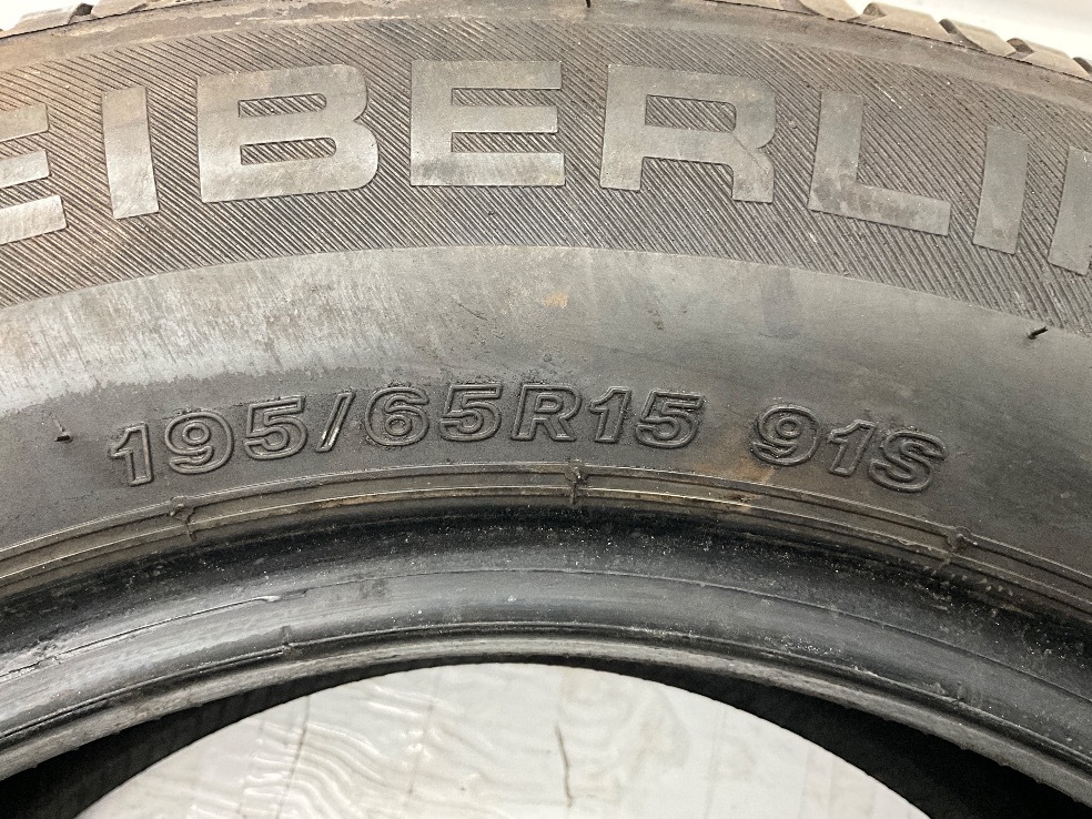 中古タイヤ 4本セット 195/65R15 91S セイバーリング SL101 夏 サマー 195/65/15 アイシス b5203_画像8