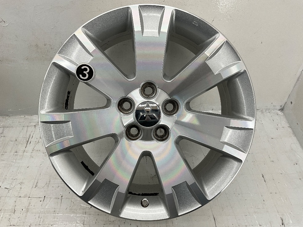 中古アルミホイール 4本セット 18×7J +38 5穴 PCD114.3 18インチ ミツビシ純正 c1300_画像5