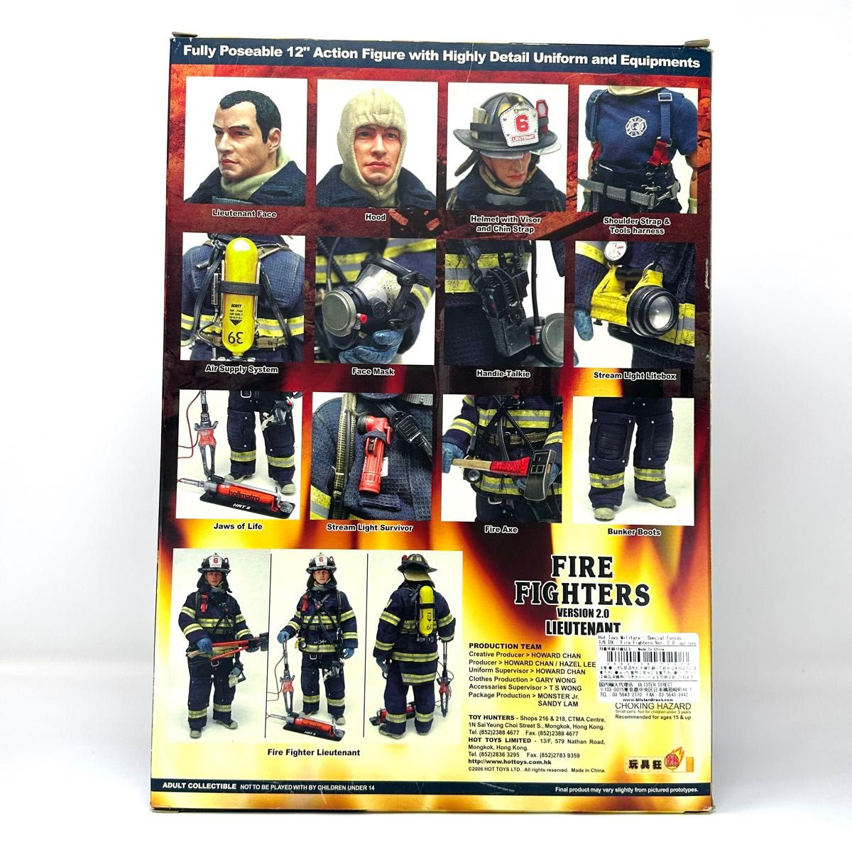 HOTTOYS FIRE FIGHTERS VERSION2 0 LIEUTENANT ホットトイズ 1/6 HOTTOYS FIRE FIGHTERS VERSION2 0 LIEUTENANT ホットトイズ 1/6