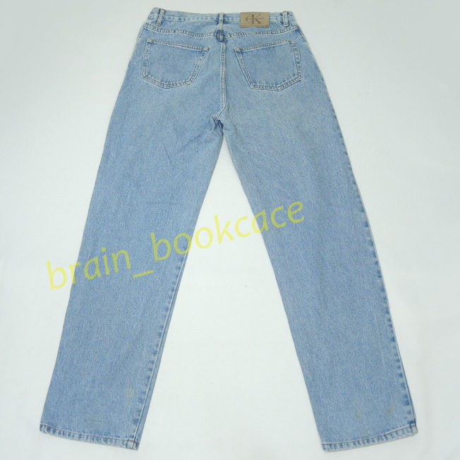 Calvin Klein Jeans（カルバンクライン ジーンズ）／ALBERT Zipper ウォッシュ加工 ルーズテーパードデニム・ジーンズ-size34- ／管CZLQ_画像5