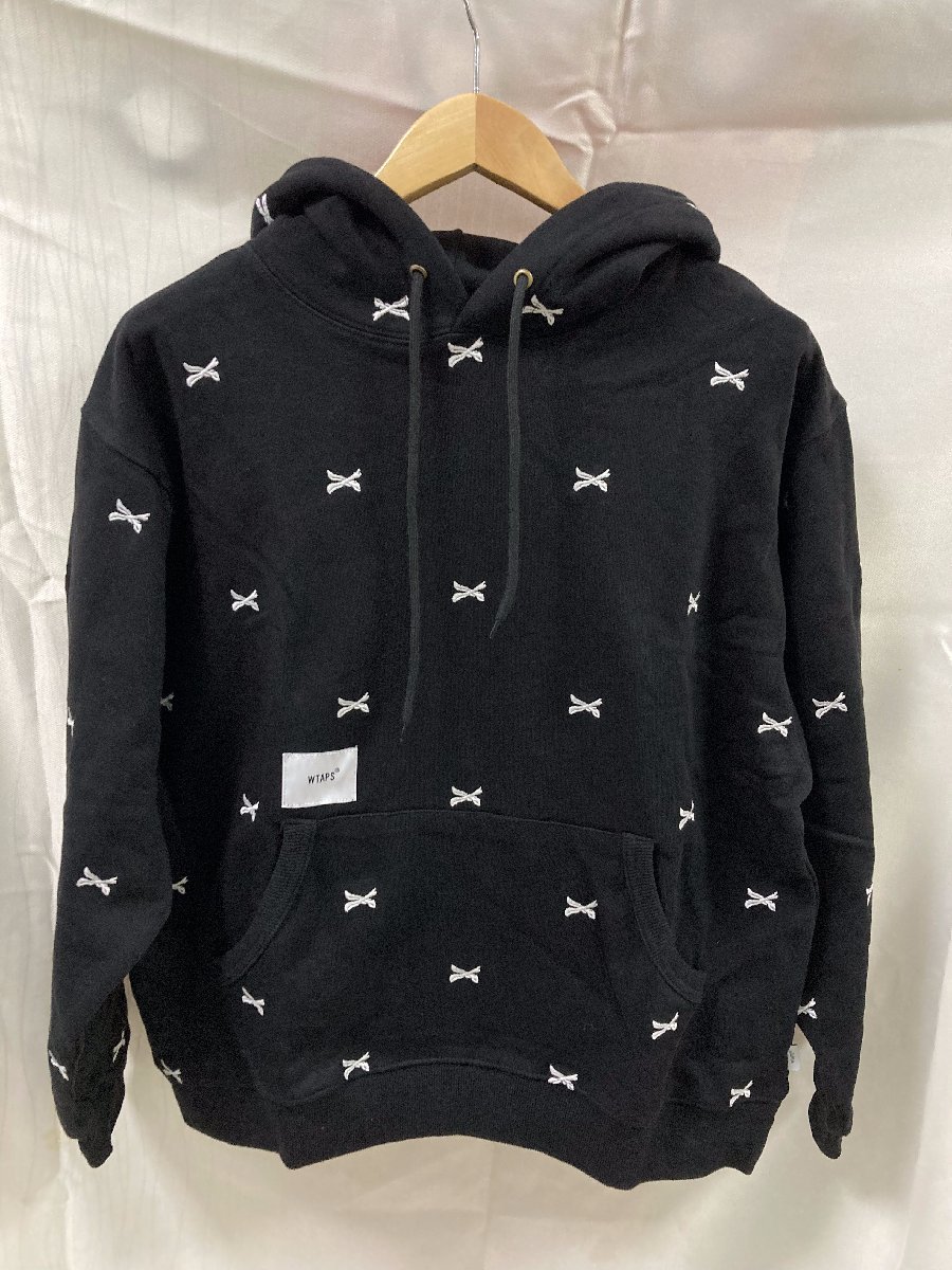 WTAPS 2022AW ACNE スウェットプルパーカ パーカ ブラック 中古 M GN 1_画像1