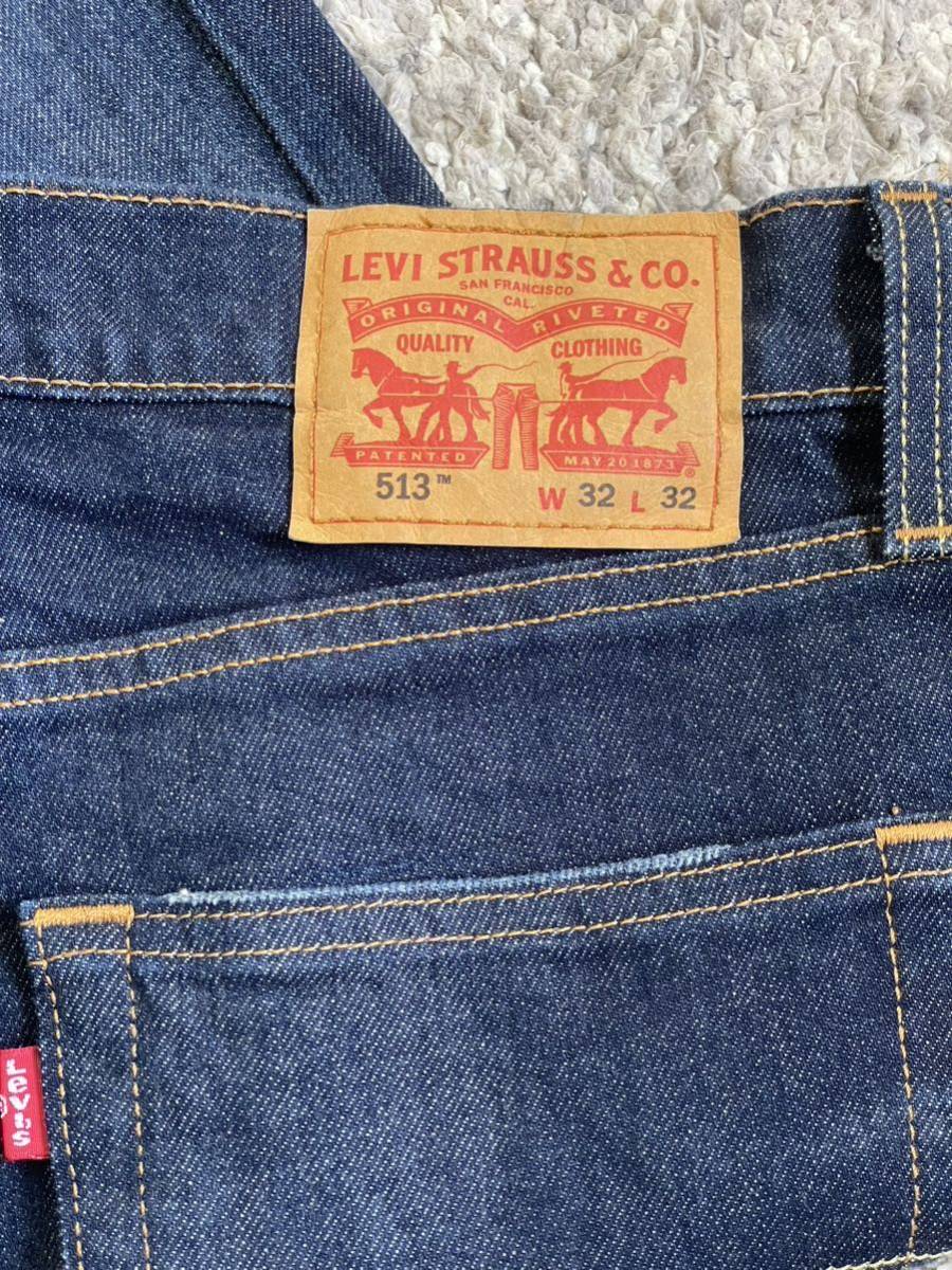 リーバイストラウスジャパン LEVI STRAUSS ＆ CO. 513 リーバイス ストレート ジーンズ インディゴ デニム Levi パンツ ジーパン_画像5